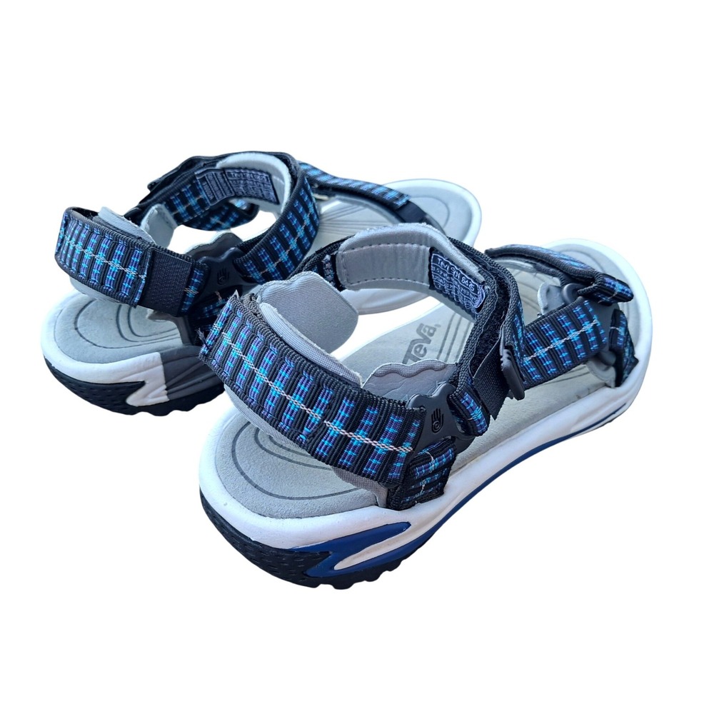 Teva Terra Fi 2 Blue Black Patterned Hiking Sandals Womens 7 Q10 - Picture 4 of 6